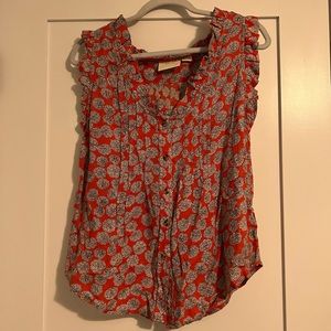 anthropologie maeve top size 6, originally bought for 80, new with tags